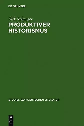 Produktiver Historismus cover