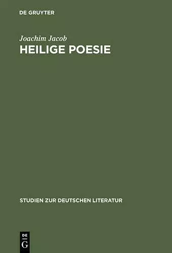 Heilige Poesie cover