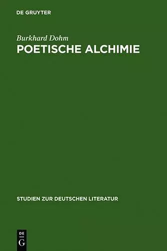 Poetische Alchimie cover