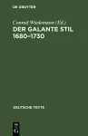 Der galante Stil 1680-1730 cover