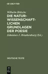 Die naturwissenschaftlichen Grundlagen der Poesie cover