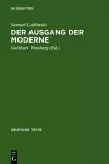 Der Ausgang der Moderne cover