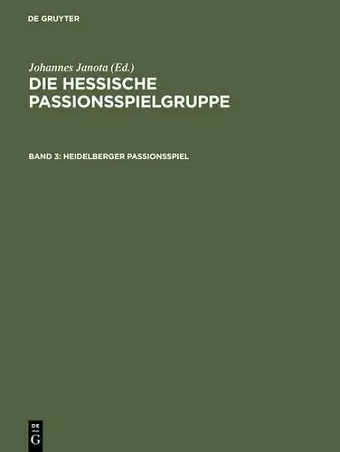 Heidelberger Passionsspiel cover