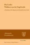 Die Lieder Walthers von der Vogelweide cover