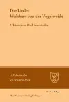 Die Lieder Walthers von der Vogelweide cover