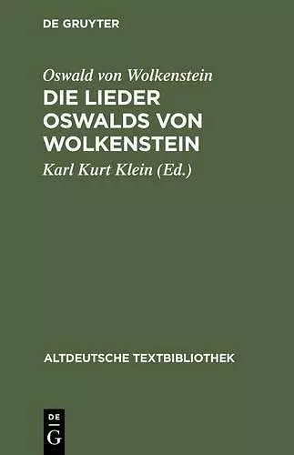 Die Lieder Oswalds von Wolkenstein cover