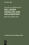 Die Lieder Oswalds von Wolkenstein cover