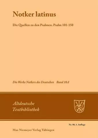 Notker latinus cover