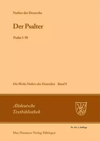 Der Psalter cover