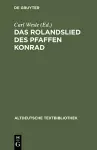 Das Rolandslied Des Pfaffen Konrad cover