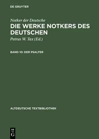 Der Psalter cover