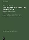 Notker latinus zu Boethius, De consolatione Philosophiae - Buch I/II cover