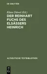 Der Reinhart Fuchs des Elsässers Heinrich cover