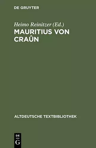 Mauritius von Craûn cover