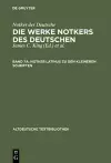 Notker Latinus Zu Den Kleineren Schriften cover
