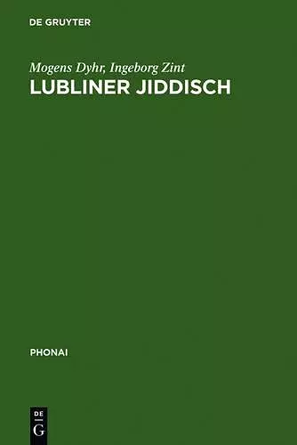 Lubliner Jiddisch cover