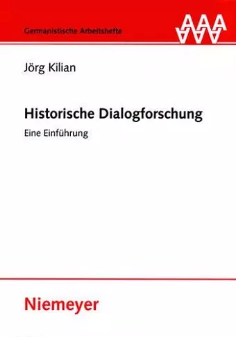 Historische Dialogforschung cover