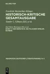 Historisch-kritische Gesamtausgabe, Band V, Der Derwisch. Die falschen Spieler. Elfride. cover