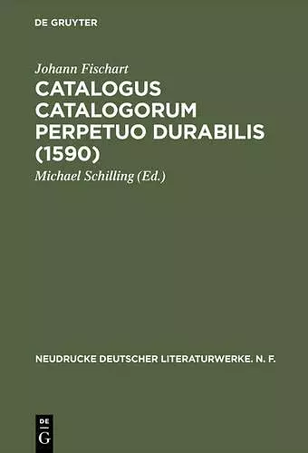 Catalogus Catalogorum perpetuo durabilis (1590) cover