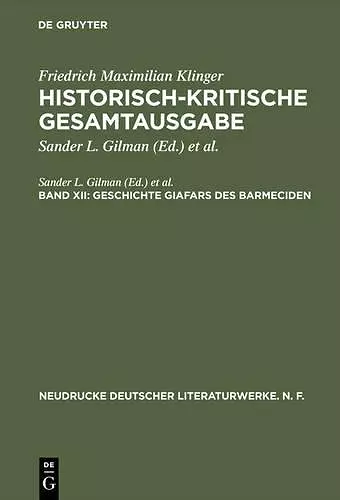 Geschichte Giafars des Barmeciden cover