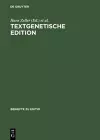 Textgenetische Edition cover