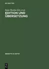 Edition und Übersetzung cover