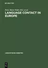 Language contact in Europe cover