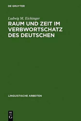 Raum und Zeit im Verbwortschatz des Deutschen cover