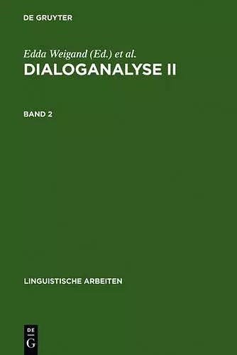 Dialoganalyse II cover