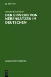 Der Erwerb von Nebensätzen im Deutschen cover