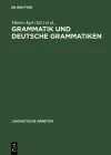 Grammatik und deutsche Grammatiken cover