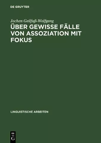 Über gewisse Fälle von Assoziation mit Fokus cover