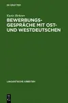Bewerbungsgespräche mit Ost- und Westdeutschen cover