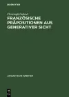 Französische Präpositionen aus generativer Sicht cover