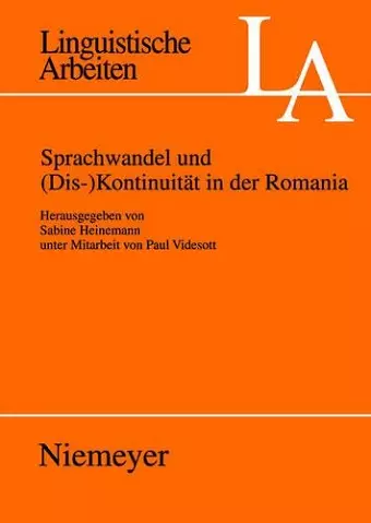 Sprachwandel Und (Dis-)Kontinuität in Der Romania cover