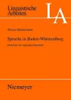 Sprache in Baden-Württemberg cover