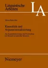 Kausalität Und Argumentrealisierung cover