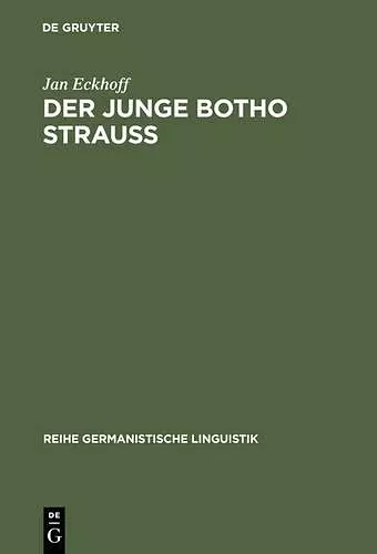 Der junge Botho Strauß cover