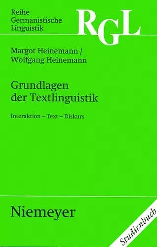 Grundlagen der Textlinguistik cover