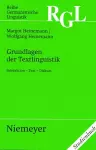 Grundlagen der Textlinguistik cover