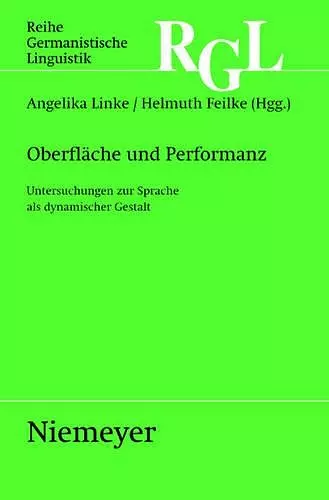 Oberfläche Und Performanz cover