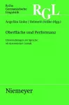 Oberfläche Und Performanz cover