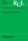 Philosophie der Schrift cover