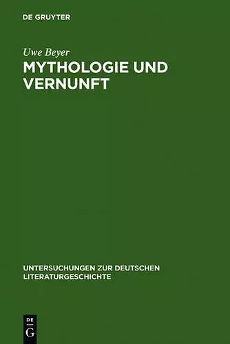 Mythologie und Vernunft cover