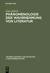 Phänomenologie Der Wahrnehmung Von Literatur cover