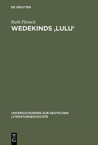 Wedekinds 'Lulu' cover