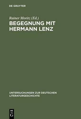 Begegnung mit Hermann Lenz cover