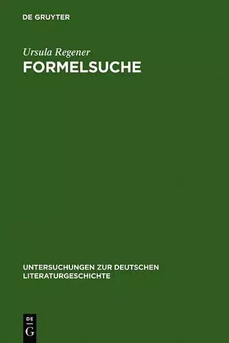 Formelsuche cover