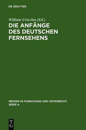 Die Anfänge des Deutschen Fernsehens cover