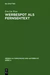 Werbespot als Fernsehtext cover